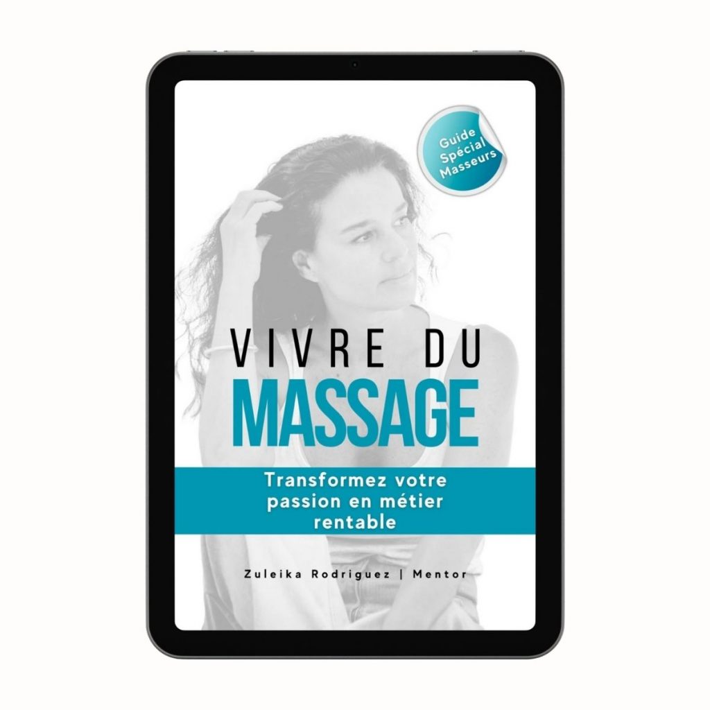 Zuleika Rodriguez autrice – livre Vivre du Massage format Kindle, guide pour masseurs professionnels.